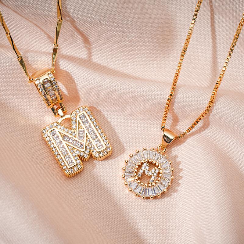 🔥Initial Letter Pendant Necklaces - 2 Pack