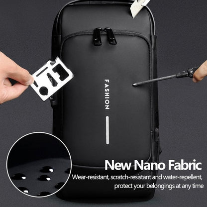 🎒 LIMITED-TIME 49% OFF! ✨ Anti-Theft Unisex Crossbody Sling Bag – Hard Shell, Waterproof, USB Charging, RFID Blocking 🔒