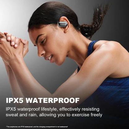 ⏰🔥True Powerful Bluetooth 5.4 Open Ear Earbuds, IPX5 Waterproof