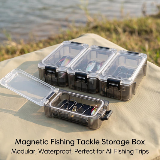Magnetic Waterproof Fishing Tackle Storage Box