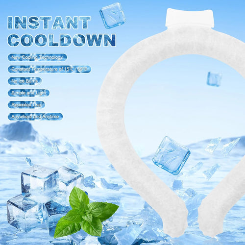 🔥LAST DAY 50% OFF - 🧊Reusable Cooling Neck Ring – Long-Lasting Sweat-Free Relief❄️