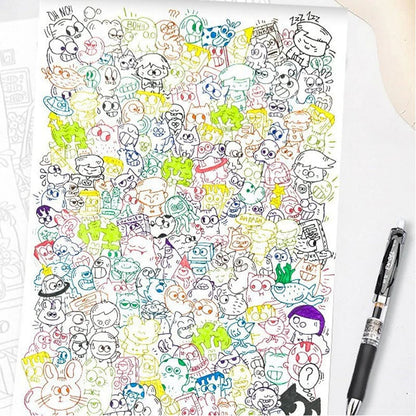 ⏰Creative Doodle Art Coloring Book