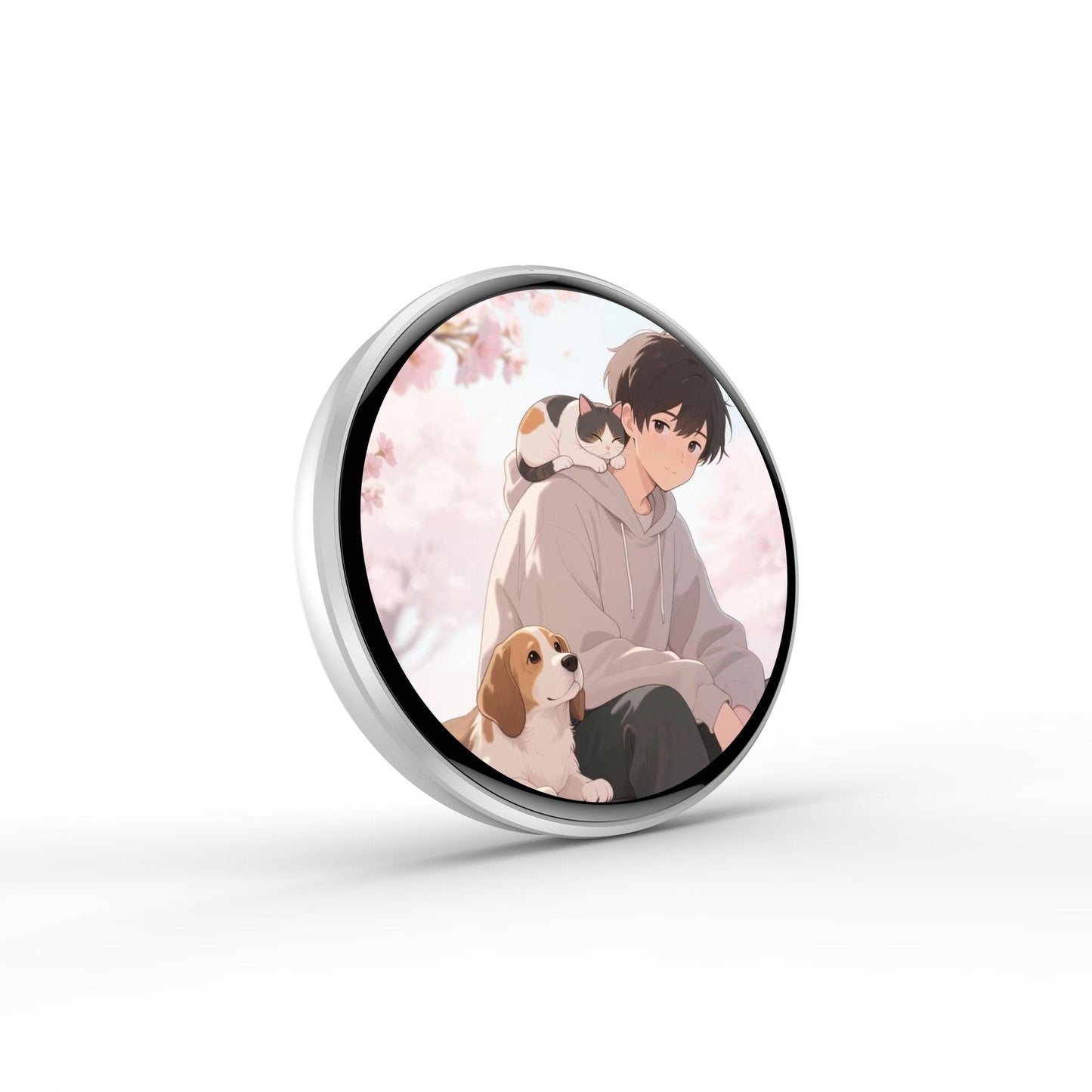 🔥Digital Badge Photo Video GIF Display Screen Pins Pixel Touchscreen Lightweight 500mAh