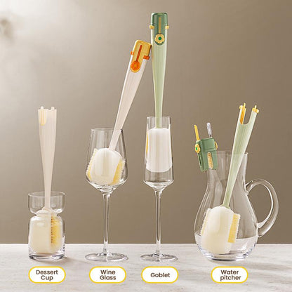 😫Stop the Hidden Germs!🧴5-in-1 Bottle Cleaning Brush (Multifunctional)