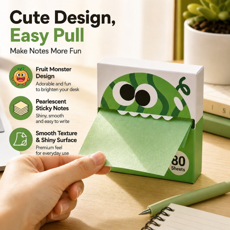 Cute Fruit Monster Notes
