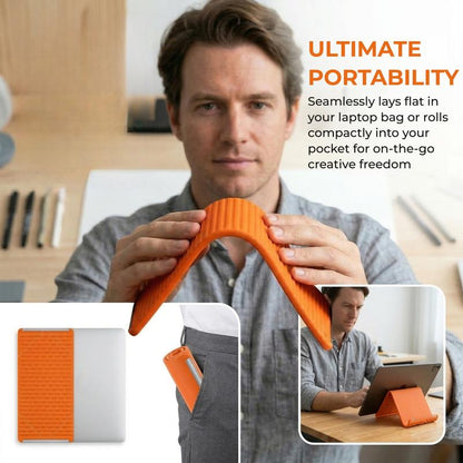 Flexible Silicone Aluminum Phone Holder Stand