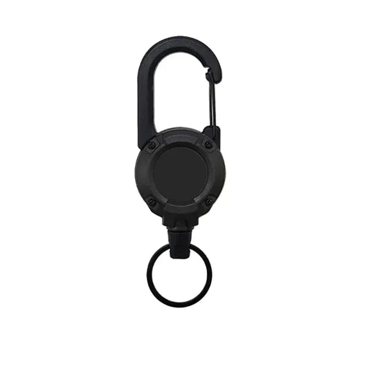 ⚡ Heavy‐Duty Retractable Keychain – Strong Retractable Key Holder with Steel Cable, Belt Clip, and 360° Swivel