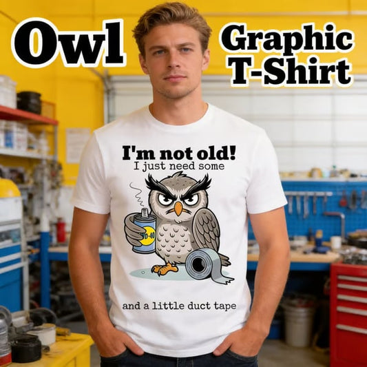 🔥HOT SALE 49% OFF - 🦉Owl "I'm Not Old" Graphic T-Shirt