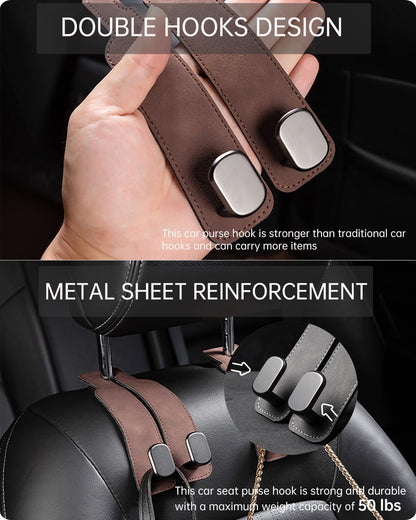 Premium Car Seat Headrest Hooks