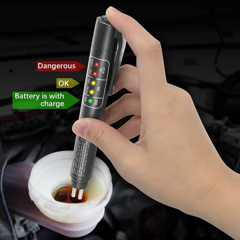 🚗 Portable Brake‐Fluid Tester Pen for DOT 3 / DOT 4 / DOT5.1