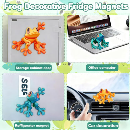 🐸 3D Printed Magnetic Frog | Articulated Fidget Toy & Decor