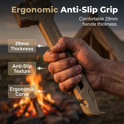 🔥HOT SALE 49% OFF - 🔨🏕️Multifunctional Camping Hammer & Tent Stake Puller✨