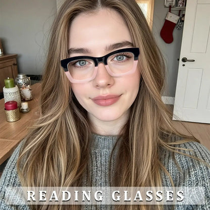 Hot Sale👓Anti Blue Light Glasses Set 4 Pairs Oprah Style Unisex Reading Glasses
