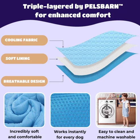 🧊Dog Cooling Mat (4x more effective)