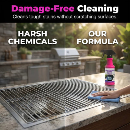 🍖🧼Fast-Acting Heavy-Duty Grill Degreaser Spray✨