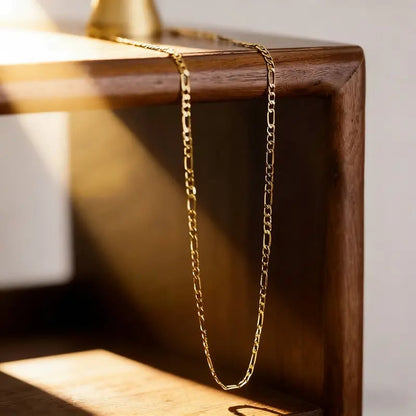 Elegant 2-Piece 18K Gold Jewelry Set – Bracelet & Necklace for Men & Women