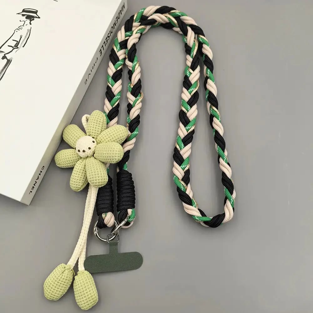 🌞Cute Floral Phone Crossbody Lanyard – Hands-Free & Stylish!