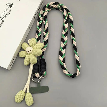 🌞Cute Floral Phone Crossbody Lanyard – Hands-Free & Stylish!