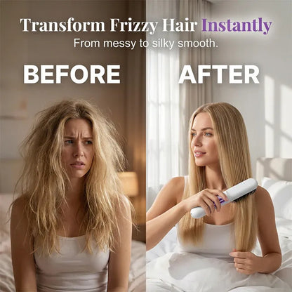 🔥Limited-time offer- 49% OFF🔥Cordless Ceramic Hair Straightener Brush