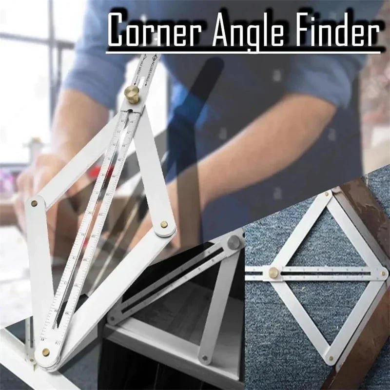 🔥Multifunctional Woodworking Diagonal Ruler