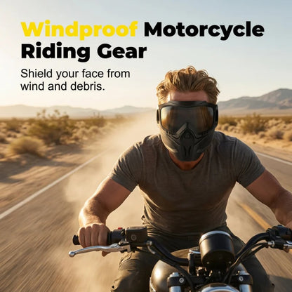 🔥 Detachable Full Face Goggle Mask