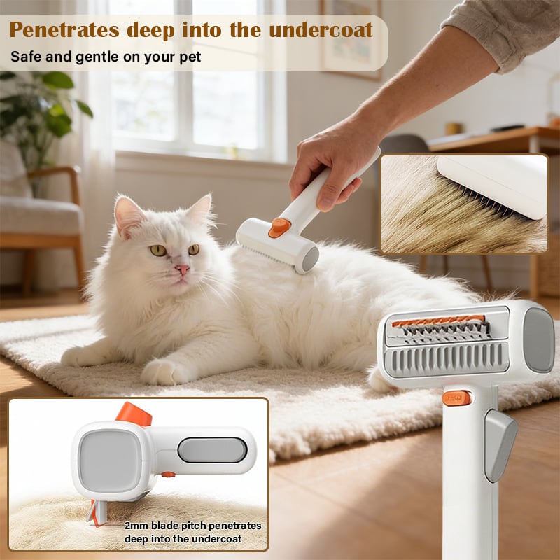 2-IN-1 Pet Self-Detangling & Grooming Comb