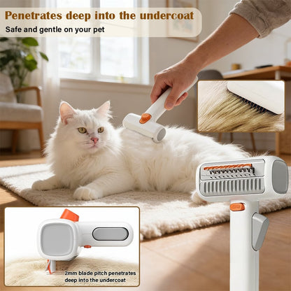 2-IN-1 Pet Self-Detangling & Grooming Comb