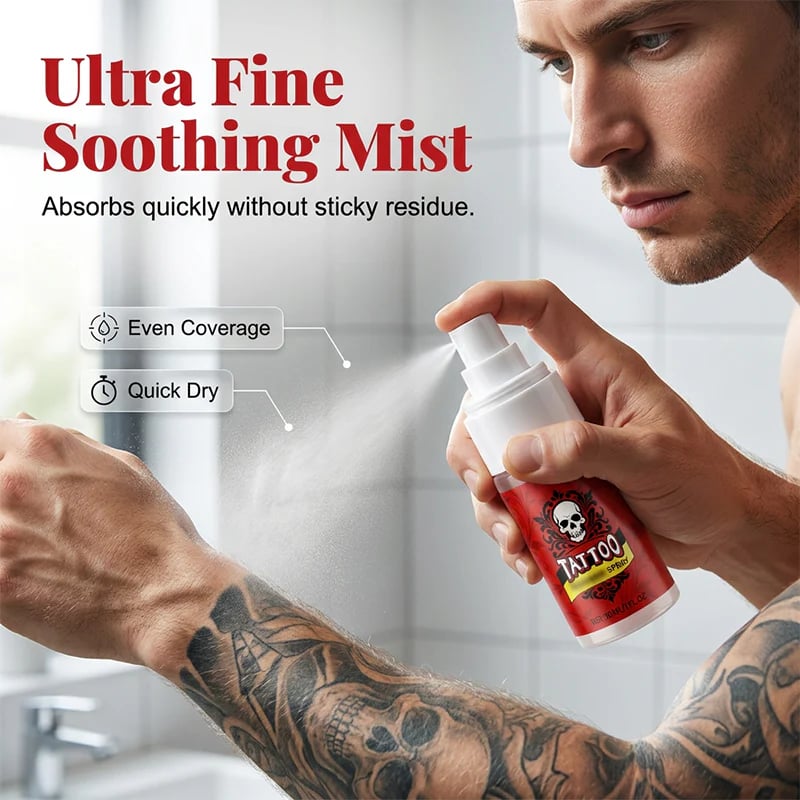 🔥Buy 2 get 1 Free!!🔥 💥 50K+ sold!💉 Tattoo aftercare spray – ultra-fine mist, hydrates, revives ink vibrancy. 🎨✨