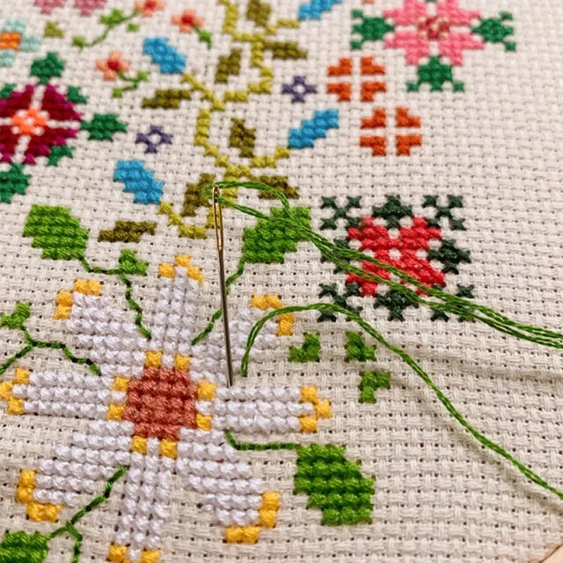🌸Bloom a Day Cross Stitch Set