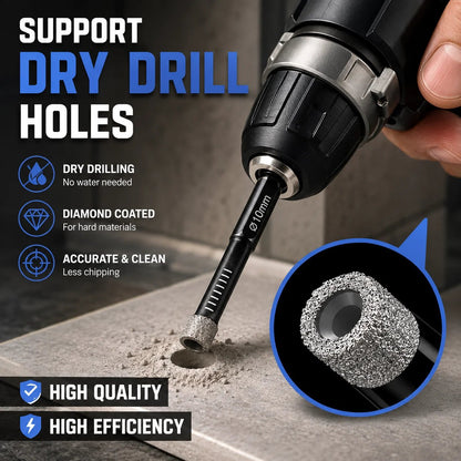 6PCS Diamond Drill Bit Set – Clean Holes In Hard Surfaces