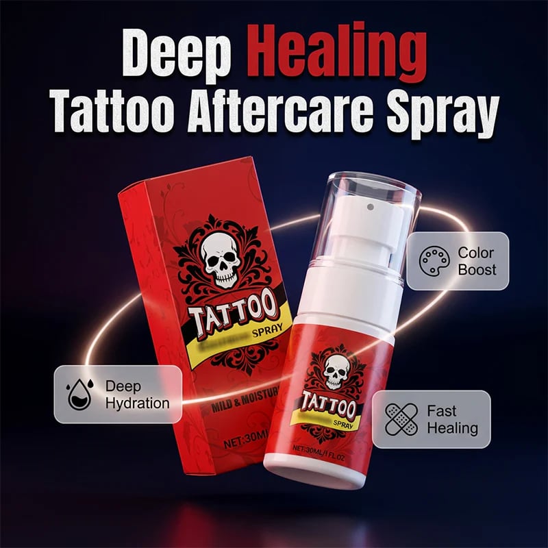 🔥Buy 2 get 1 Free!!🔥 💥 50K+ sold!💉 Tattoo aftercare spray – ultra-fine mist, hydrates, revives ink vibrancy. 🎨✨