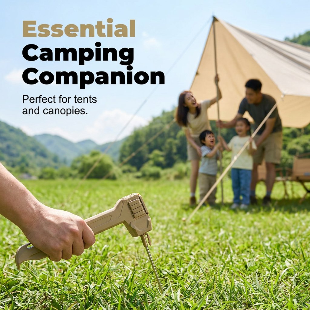 🔥HOT SALE 49% OFF - 🔨🏕️Multifunctional Camping Hammer & Tent Stake Puller✨