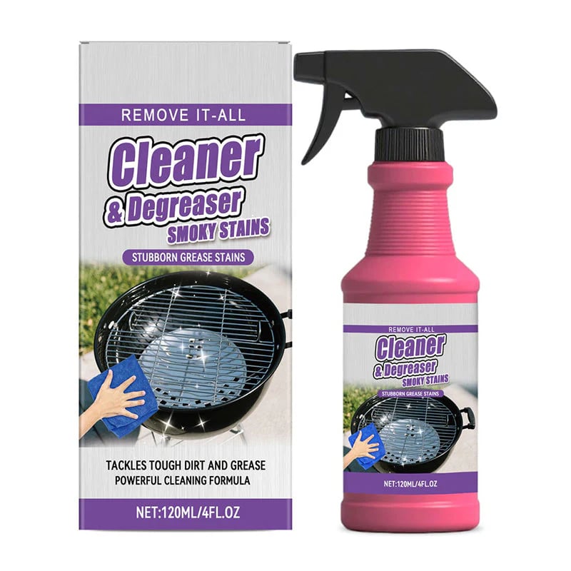 🍖🧼Fast-Acting Heavy-Duty Grill Degreaser Spray✨