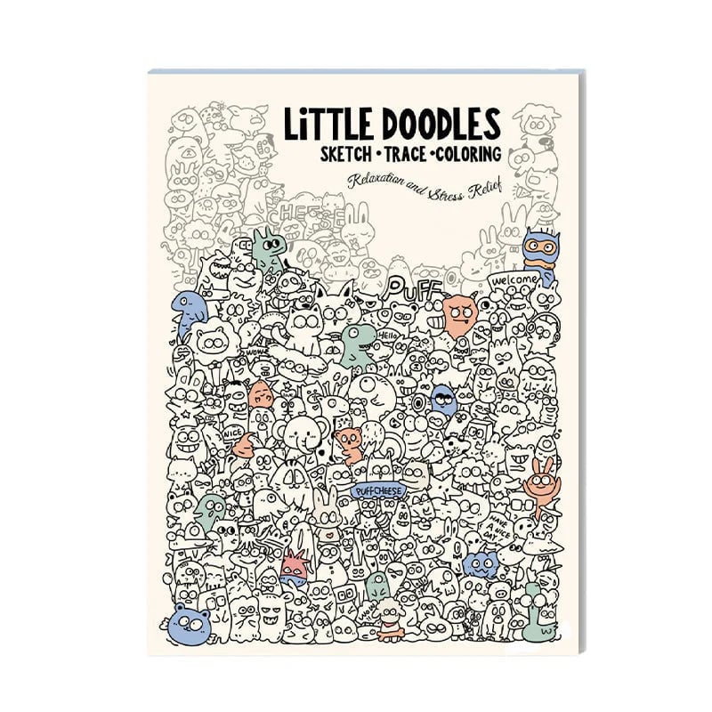 ⏰Creative Doodle Art Coloring Book