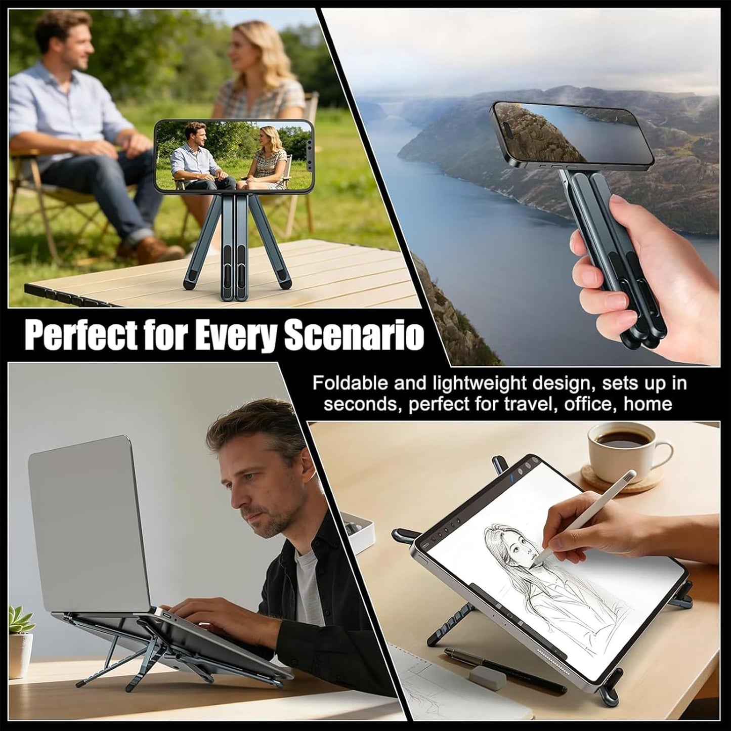 Viozon Portable Laptop Stand for Desk
