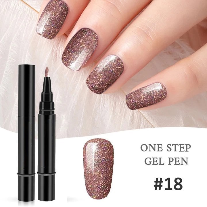 💅 Limited Time Buy 1 Get 1 Free - £9.99! ✨One Step Nail Gel Pen🎨Free handheld mini UV nail lamp💡