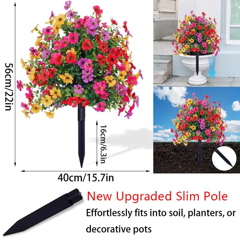 🌸Artificial Flowers for Outdoor Indoor Garden Home Decoration