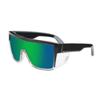 🔥ANSI Z87+ Safety Sunglasses Mirrored Colored Lens Side Protection Removable Side Shields