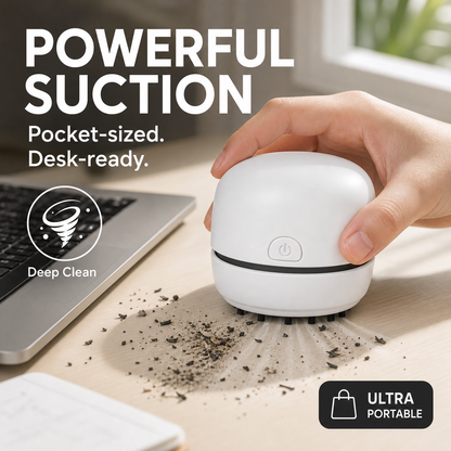 📢📢49% OFF !! ⏰Portable Mini Desk Vacuum Cleaner