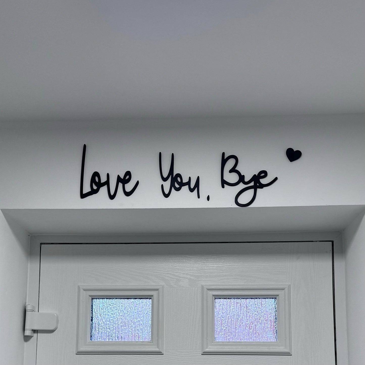 🌲2026 NEW YEAR Special Price🔥Bye Love You Wooden Script Sign Hallway Home Door