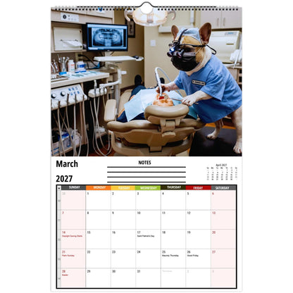 🐶 Funny French Bulldogs Wall Calendar 2027