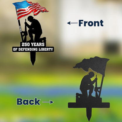 Celebrate 250 years of liberty with our expertly crafted Printed Metal Garden Stake