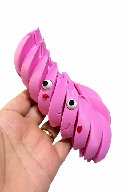 Dumpling 3D Printed Fidget Toy, Cute Kawaii Desk Decor, Squishy Inspired Gift