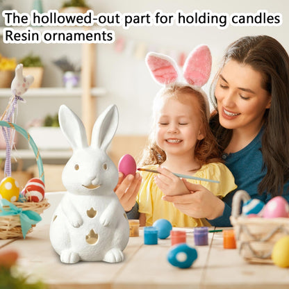 🐇 Easter Hollowed Rabbit Candle Holder