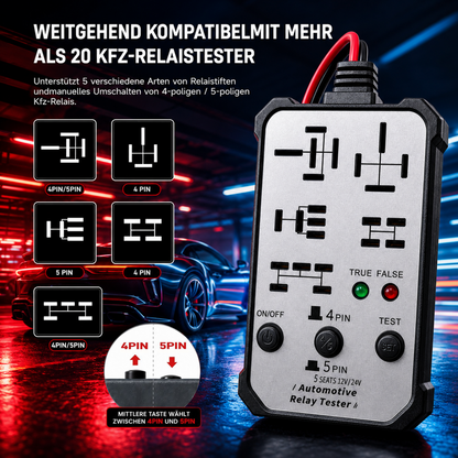 🔥2026 New upgrade 12V/24V Universal Relay Tester | Professional 5-Pin Auto Diagnostic Tool