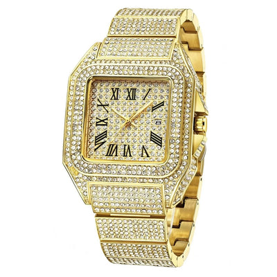 Luxury Square Rhinestone Watch