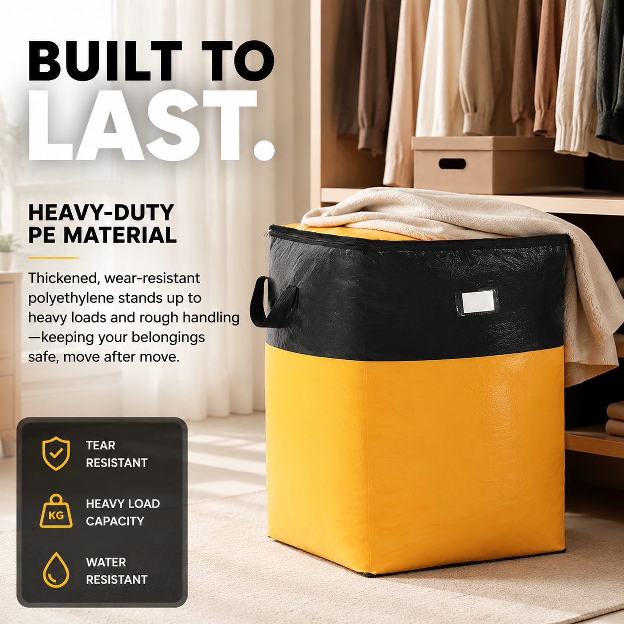 Collapsible Storage and Moving Bag