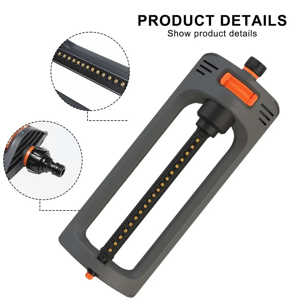 🚿Oscillating Bar Sprinkler for Garden Watering with Customizable Settings