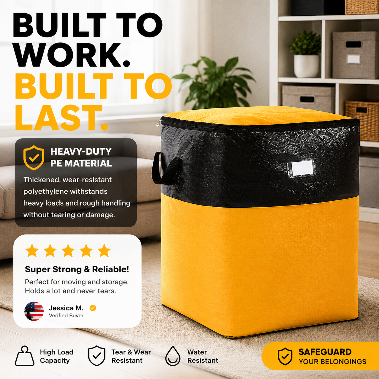 Collapsible Storage and Moving Bag