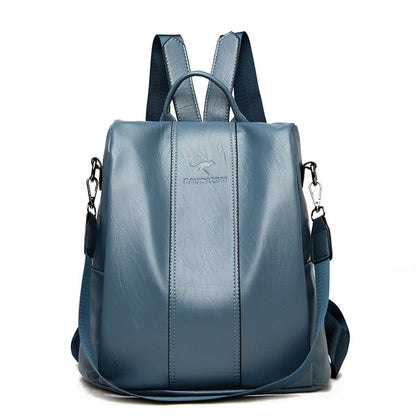 🎒 Ladies' Large Capacity Backpack – Stylish, PU Leather, User-Friendly 👜